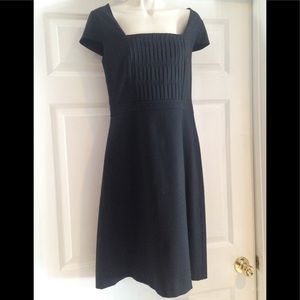 Ann Taylor sheath dress with capped Sleeves black